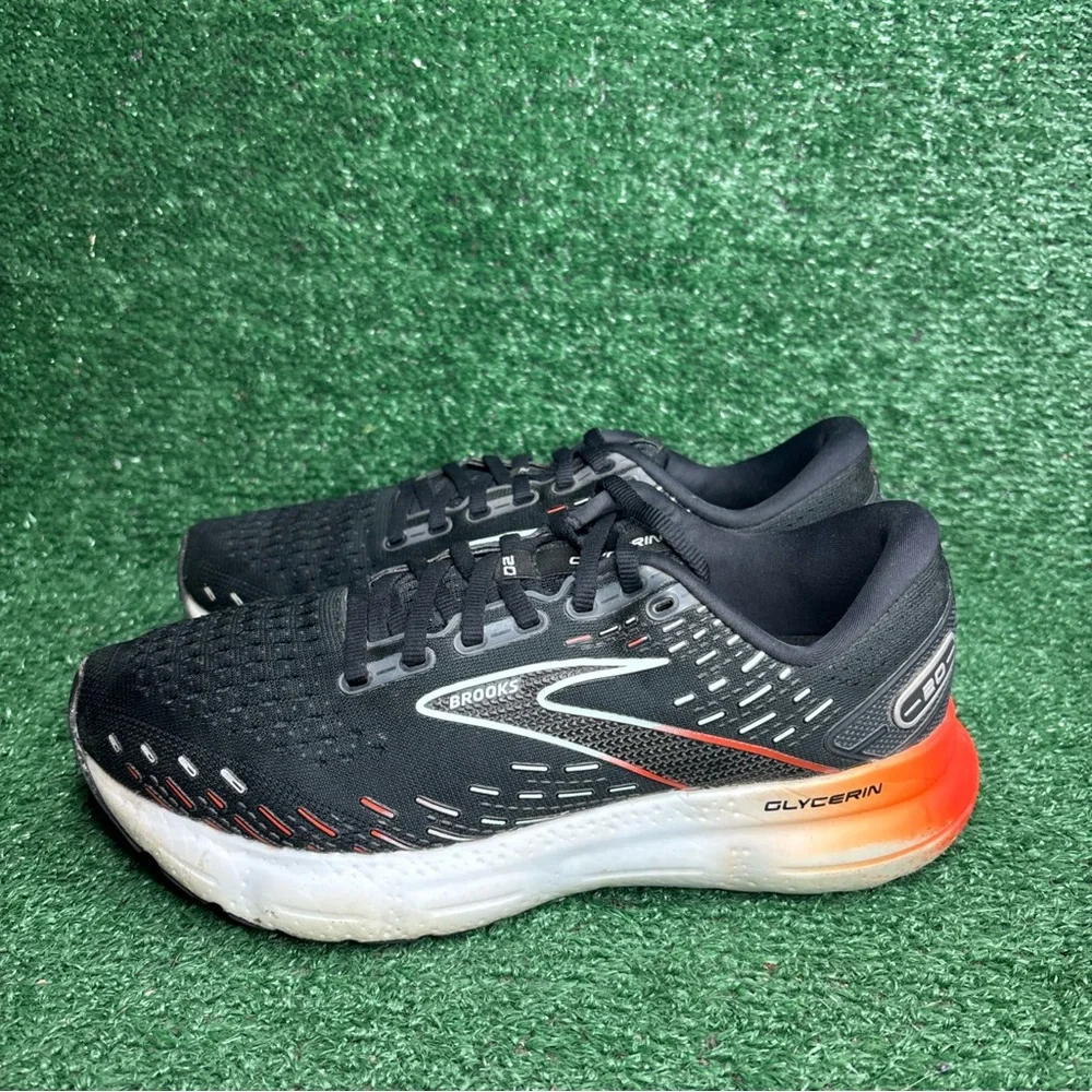 Brooks Womens Glycerin 20 Black Running Shoes Sneakers Size 9‎
